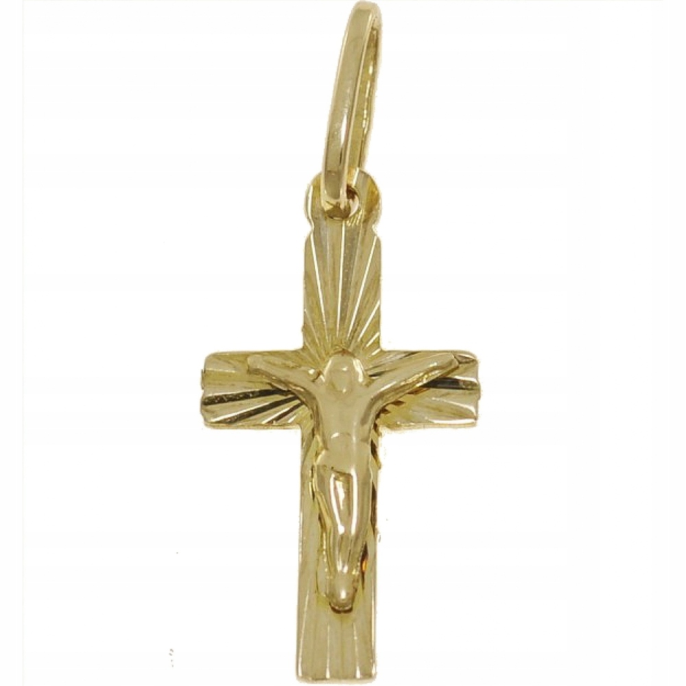 Zlatý kríž s Ježišom Kristus Pr 333 + gravírovanie