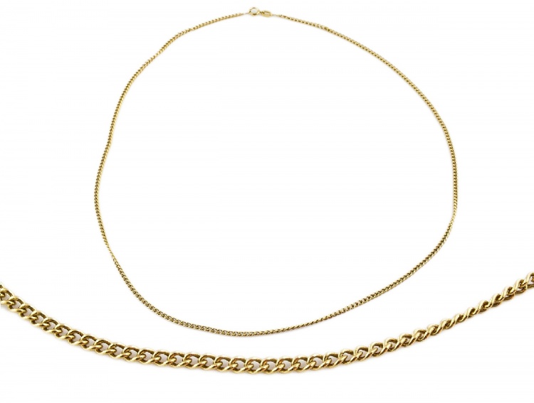 Zlatný reťazec 45 cm - 2,100 g