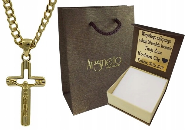 Planter Golden Chain + Cross Pr.585 + Gravírovanie
