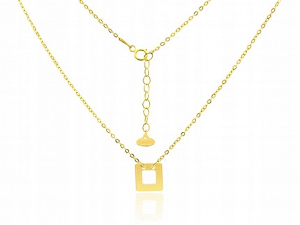 GOLD CHAIN PR.585 SQUARE BOX ZADARMO