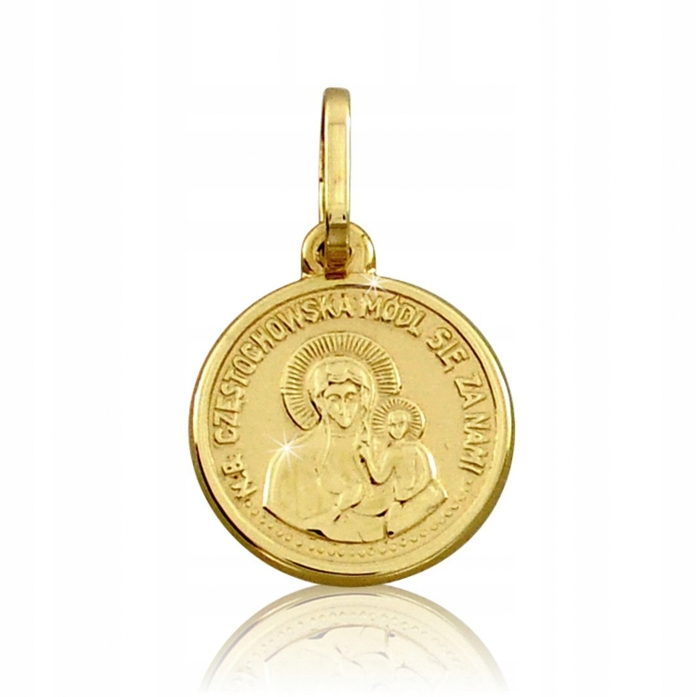 Zlatá medaila Matka Boha Częschowa Gold 333