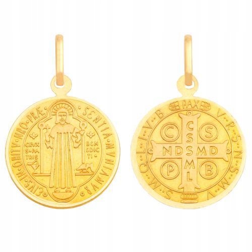 Zlatá medaila sv. Benedykta Gold 585
