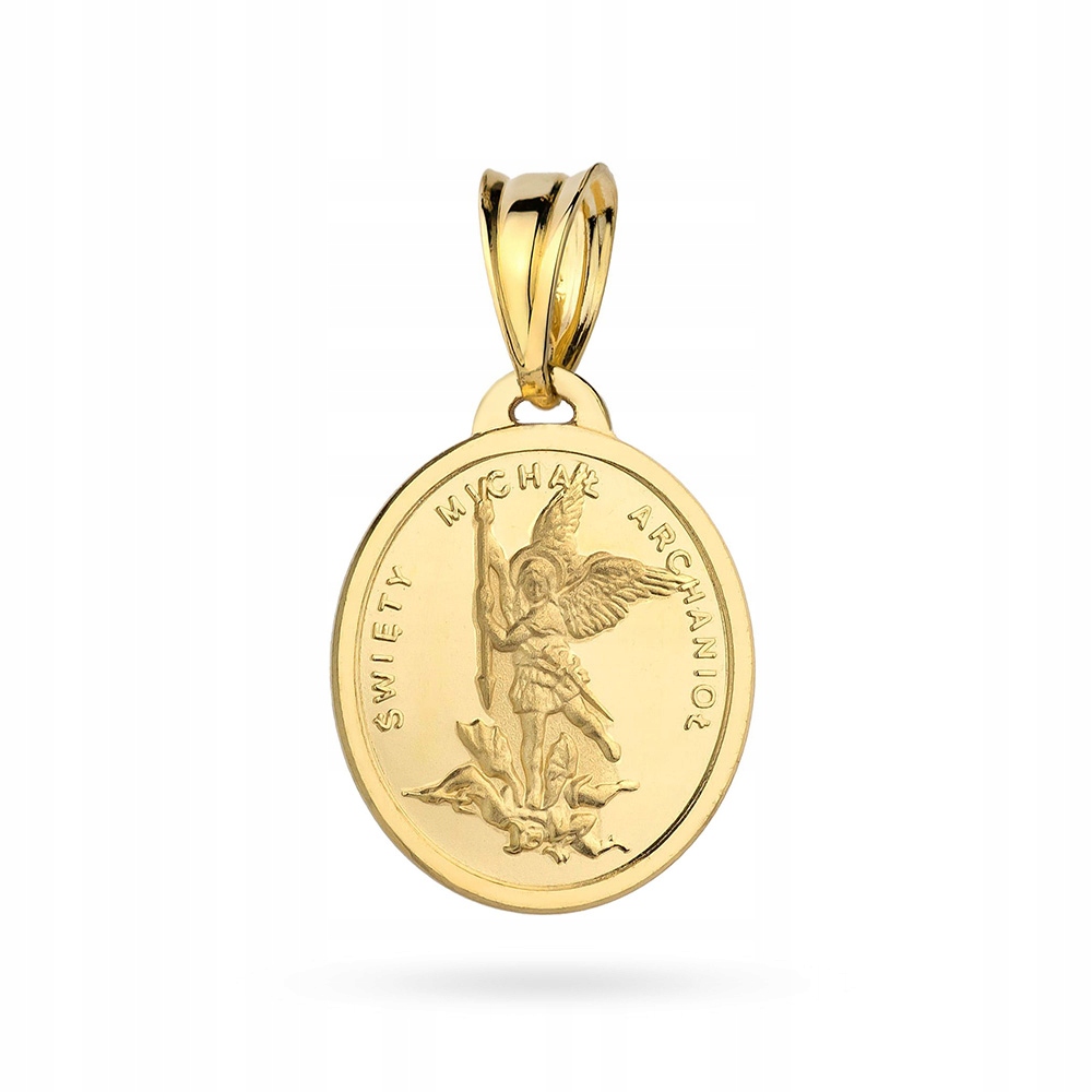 ZLATÁ MEDAILÍK pr. 585 Svätý Michal Archanjel 14k
