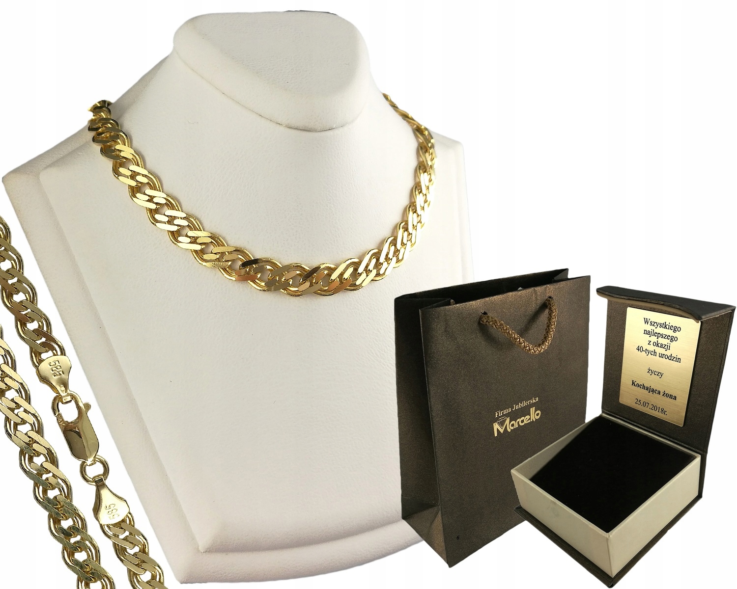 Golden Men's Nonna Chain Pr.585 Šírka 6 mm plná!