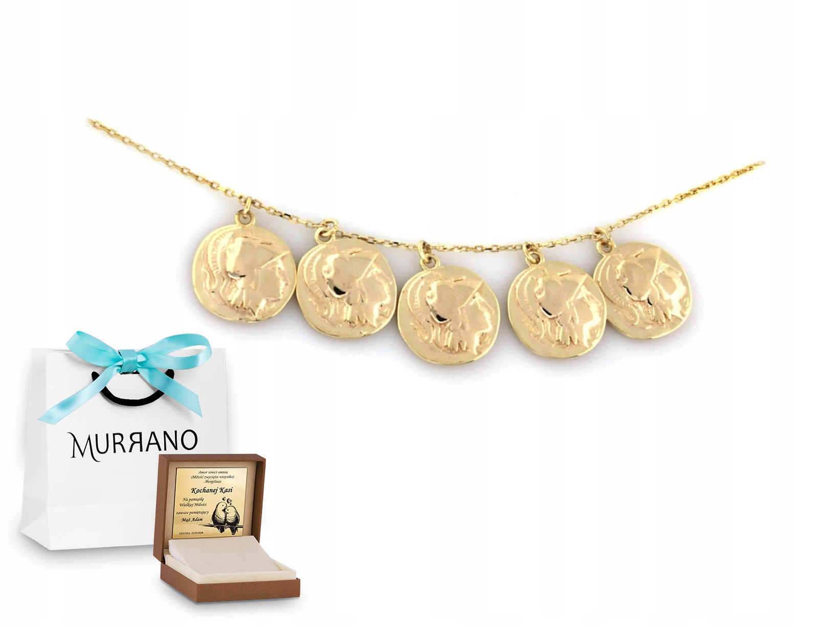 Zlatý náhrdelník 333 Fancy Fancy Gift Gravírovanie