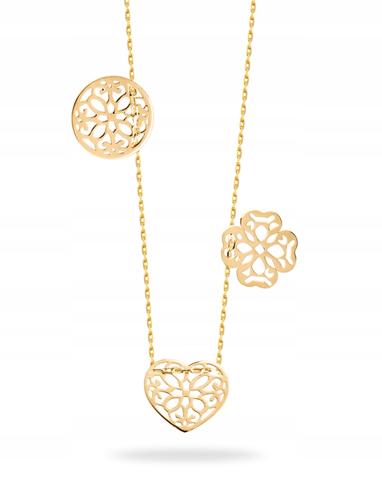 Zlatý náhrdelník, Openwork Openwork Gravír 333