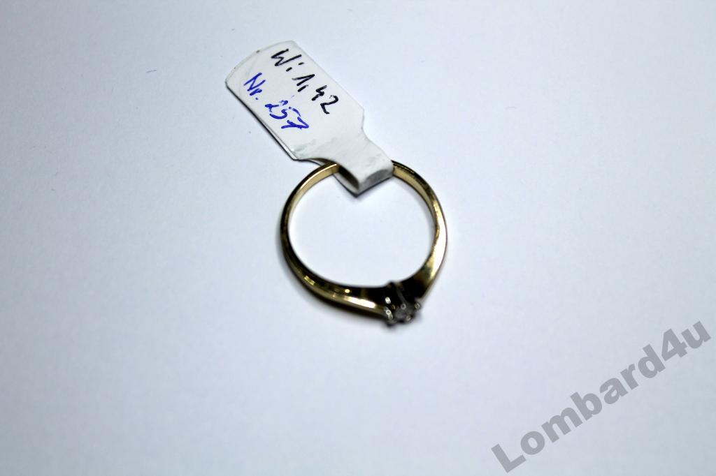 ZLATÝ PRSTEN 14K Č. 257 LOMBARD4U.PL BRO