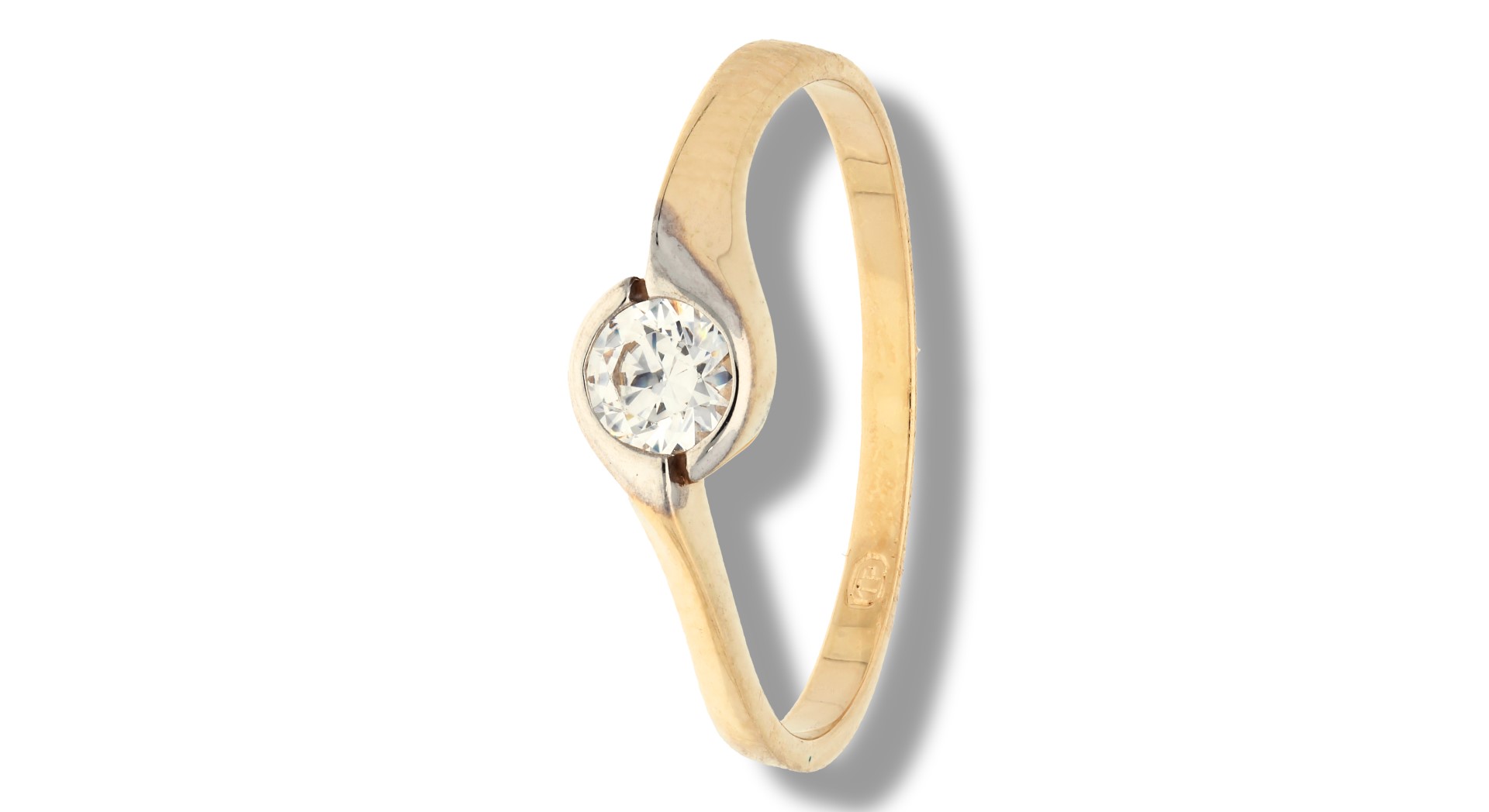 14K ZLATÝ KRÚŽOK č .: 1963 LOMBARD4U.PL BRO