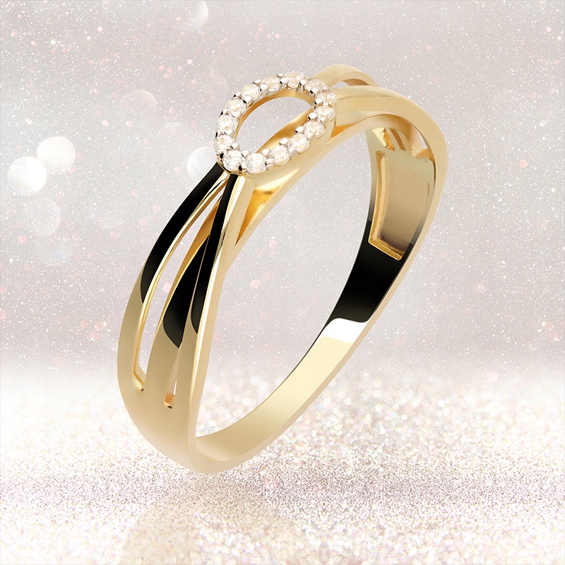 ZLATÝ KRÚŽOK 585 / 14K 2496 TES