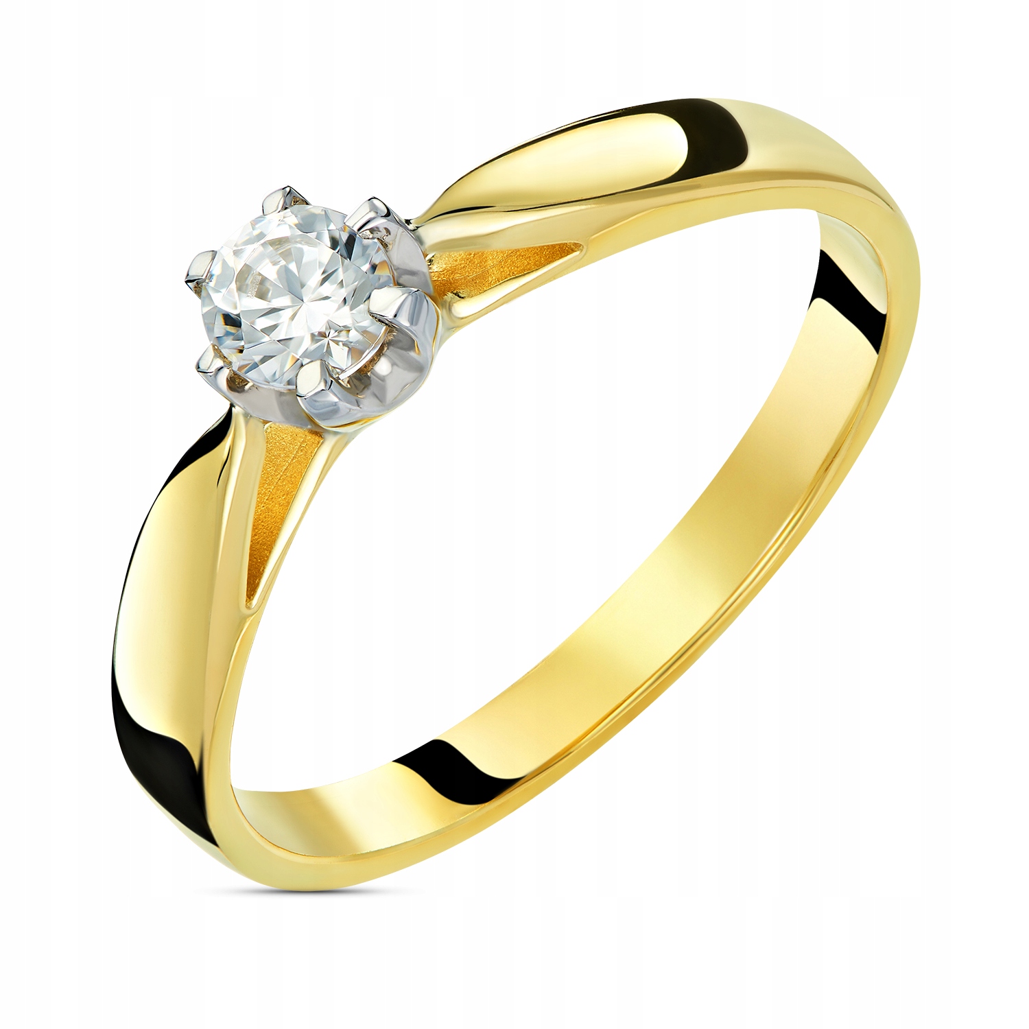Zlatý krúžok 585 Diamond 0,10ct Diamond 24H