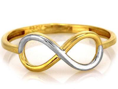 585 ZLATÝ KRÚŽOK 14K INFINITY SYMBOL