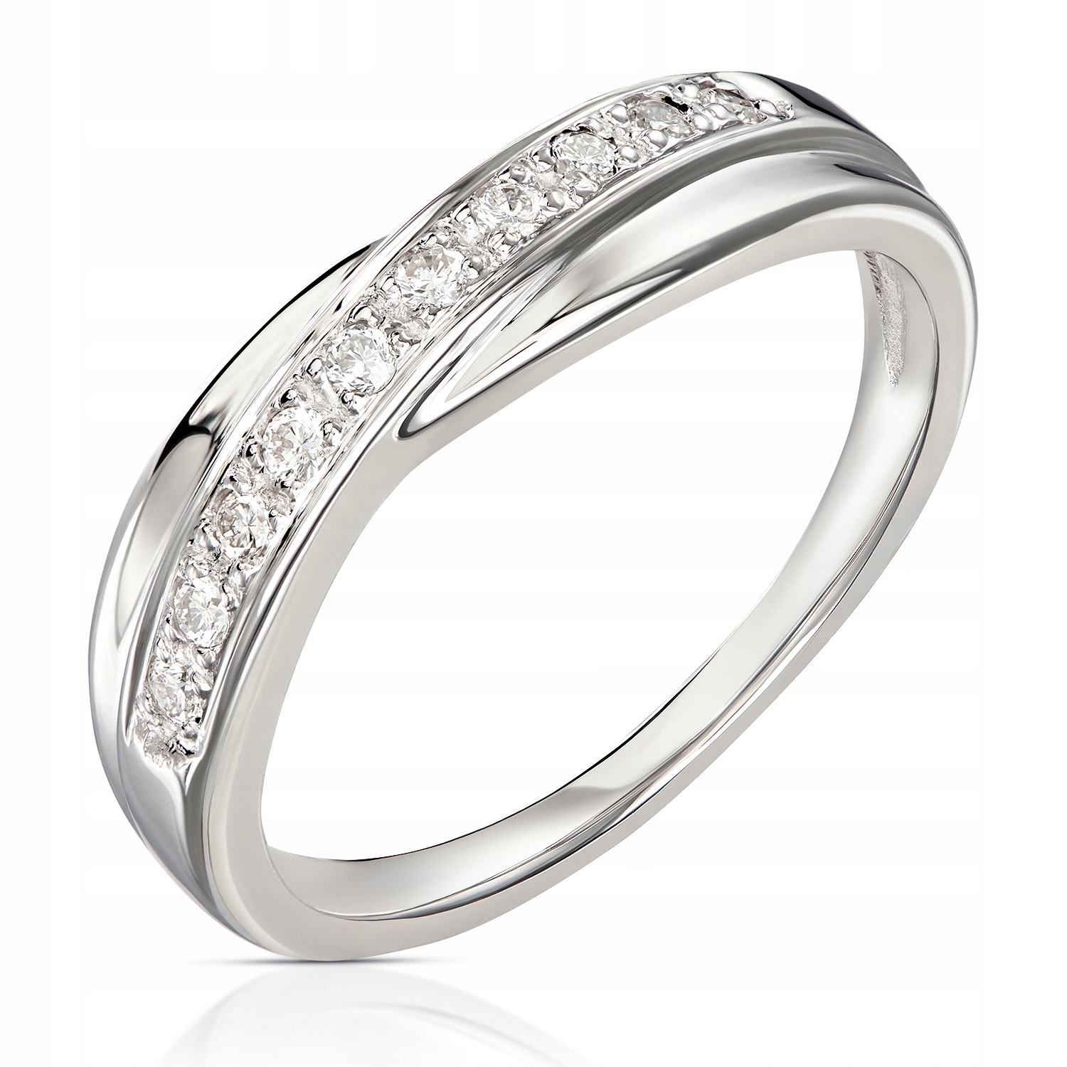 Zlatý prsteň 585 s angažovanosťou diamantu 0.11ct
