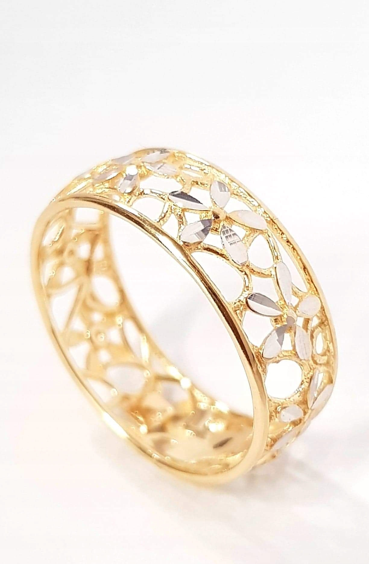 ZLATÝ KRÚŽOK OPENWORK RING 16 PR. 585