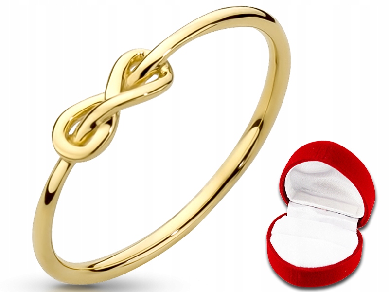 Infinity Gold Ring Infinity 333 R23