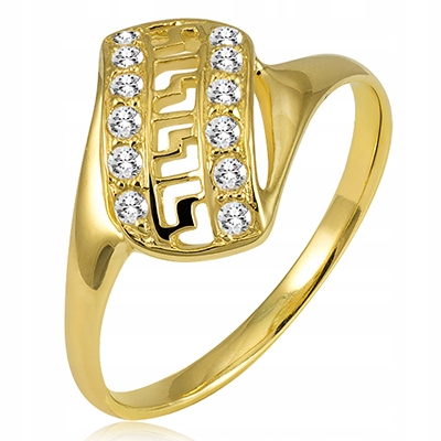 GOLD RING MODERNÁ KOLEKCIA ZIRCONIA 333 R22