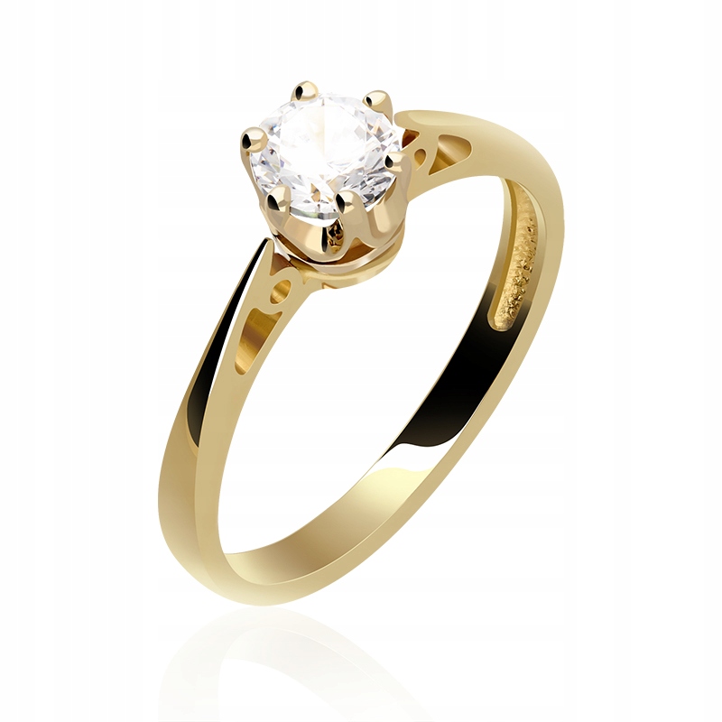 ZLATÝ PRSTEN NOVÝ 14K Č.: 4071 GOLD4U.PL CZŻ
