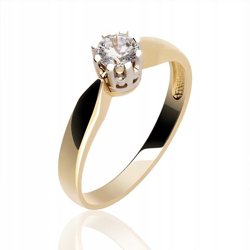 ZLATÝ PRSTEN NOVÝ 14K Č. 4257 GOLD4U.PL CZCZ