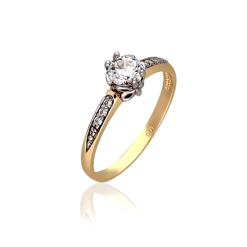 ZLATÝ PRSTEŇ NOVINKA Č. 3254 14K GOLD4U.PL CZCZ