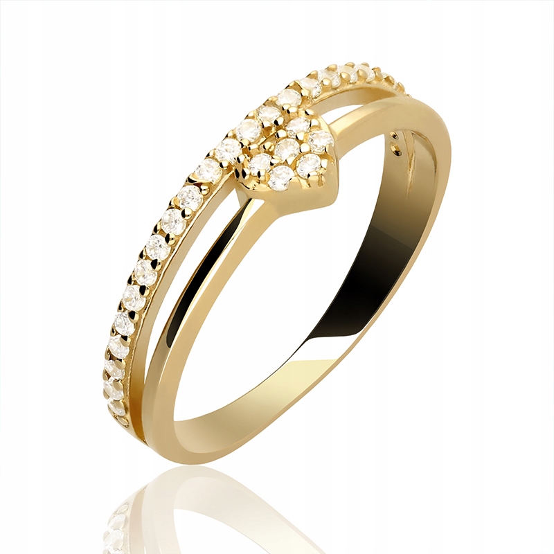 ZLATÝ PRSTEN NOVINKA !! Č. 3963 14K GOLD4U.PL DIEL