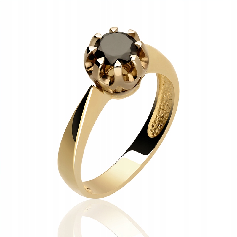 ZLATÝ PRSTEN NOVINKA !! Č. 4074 14K GOLD4U.PL ČASŤ