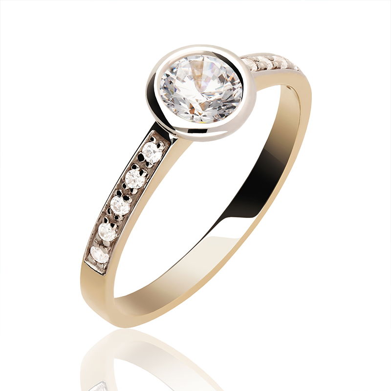 ZLATÝ KRÚŽOK NOVÝ NR3760 14K GOLD4U.PL CZCZ
