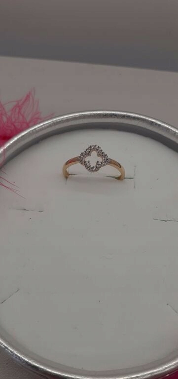 ZLATÝ PRSTEN PR. 585 14K R.16 ~ 1,60G