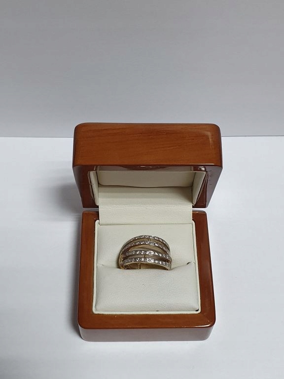 ZLATÝ PRSTEN SO ZIRKÓNIOU PR. 333 19