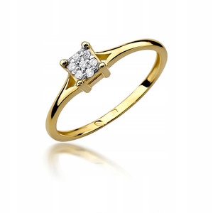 Zlatý zásnubný prsteň 585 Diamond 0,06 CT