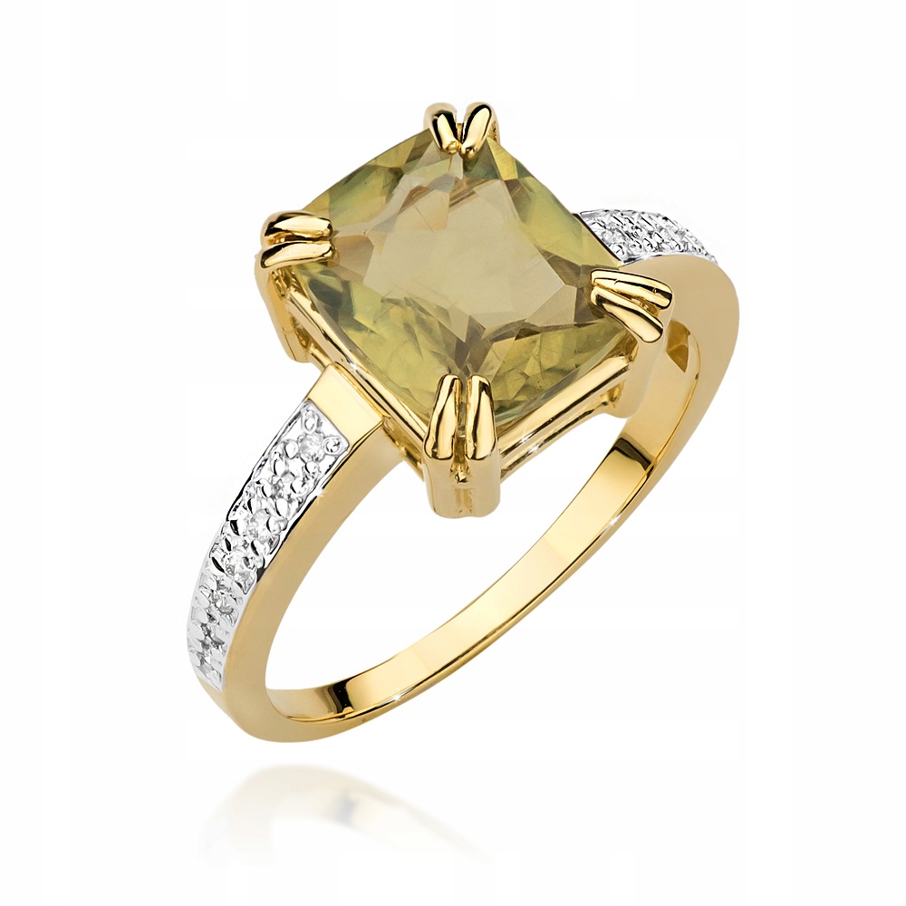 ZLATÝ PRSTENNÝ PRSTEN 585 ZULTANIT 3,00 ct