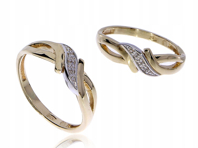 BRILLIANT GOLD ENGAGEMENT RING LgP520