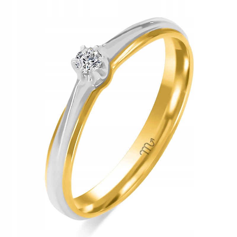 ZLATÝ DIAMANTOVÝ PRSTENNÝ KRÚŽOK str. 585 PZ-64