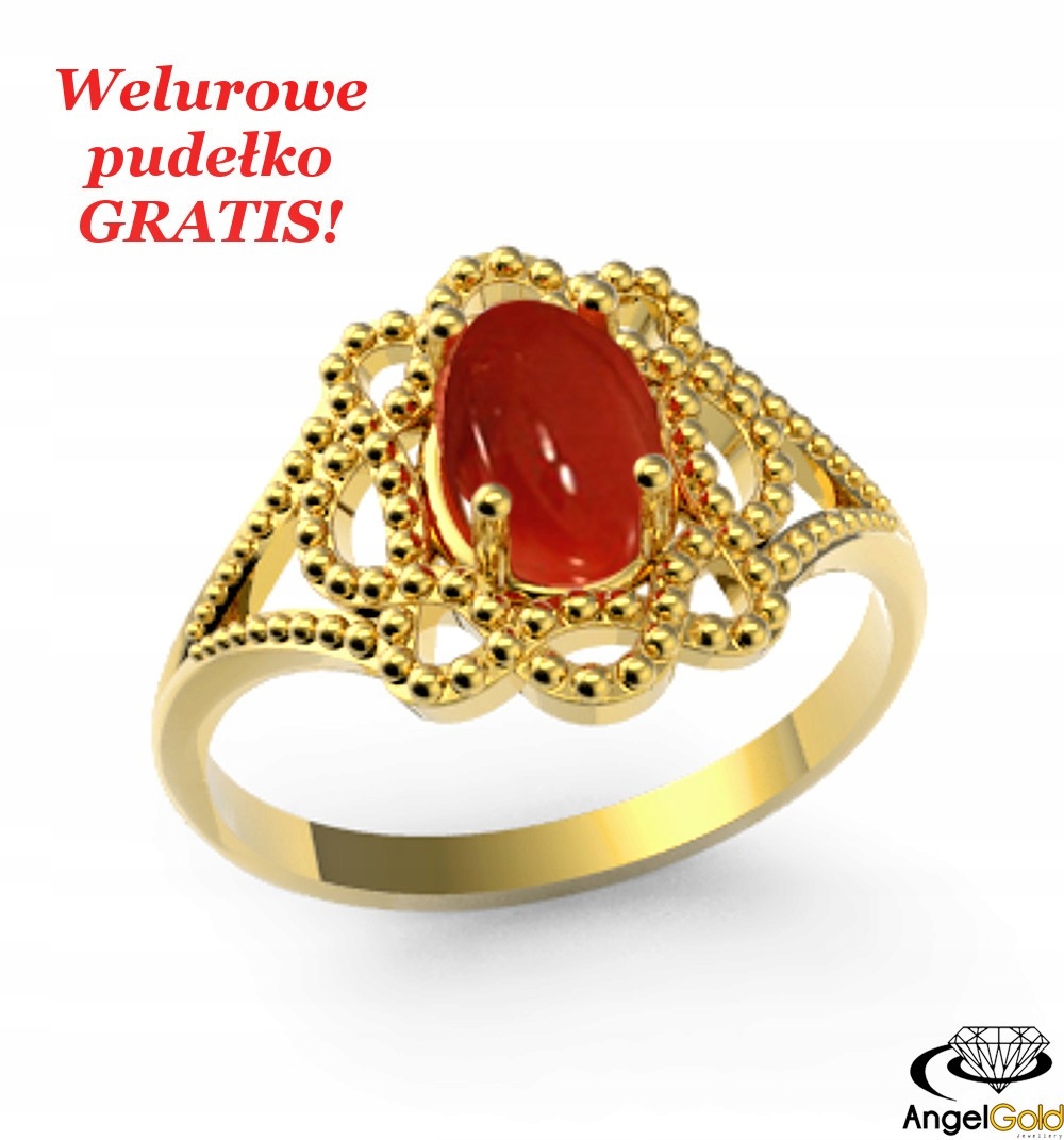 ZLATÝ PRSTENEC PRSTEN S PROROM 585