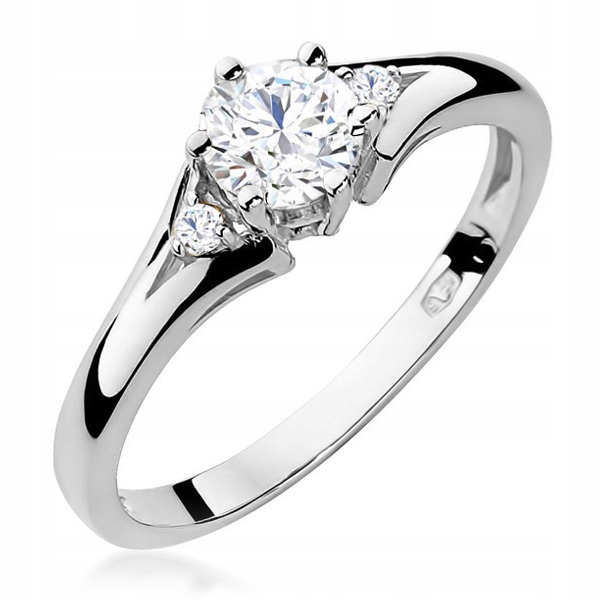 Zlatý zásnubný prsteň PR 585 Sapphire 0,60Ct