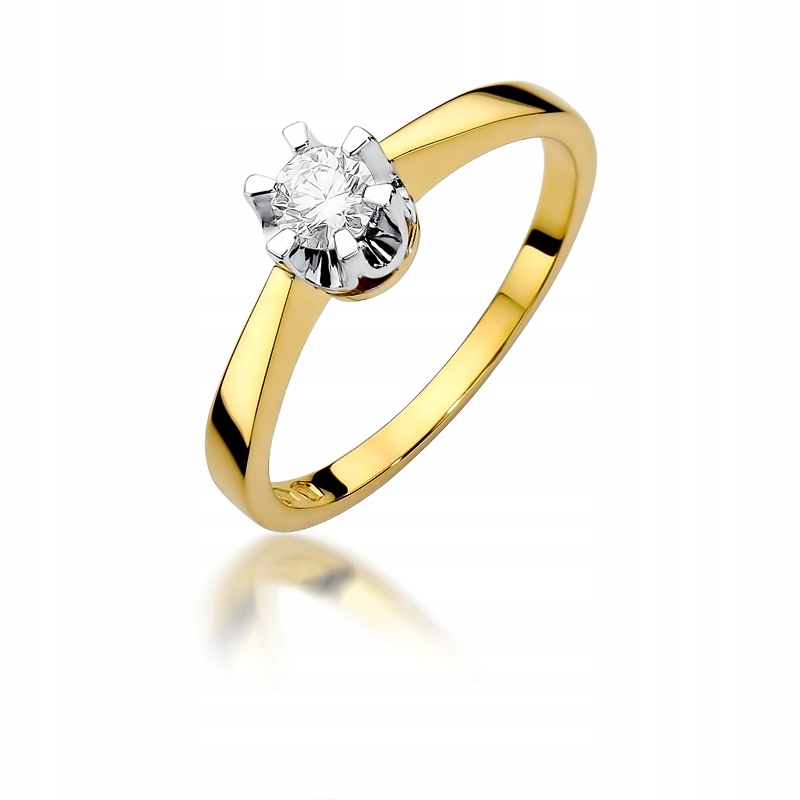 Zlatý zásnubný prsteň Diamond Classic 0,25 CT