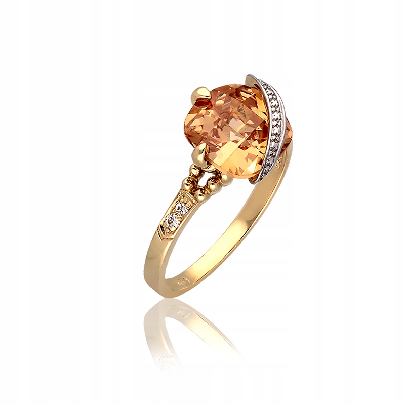 GOLD RING str. 585 č. 835 DWO
