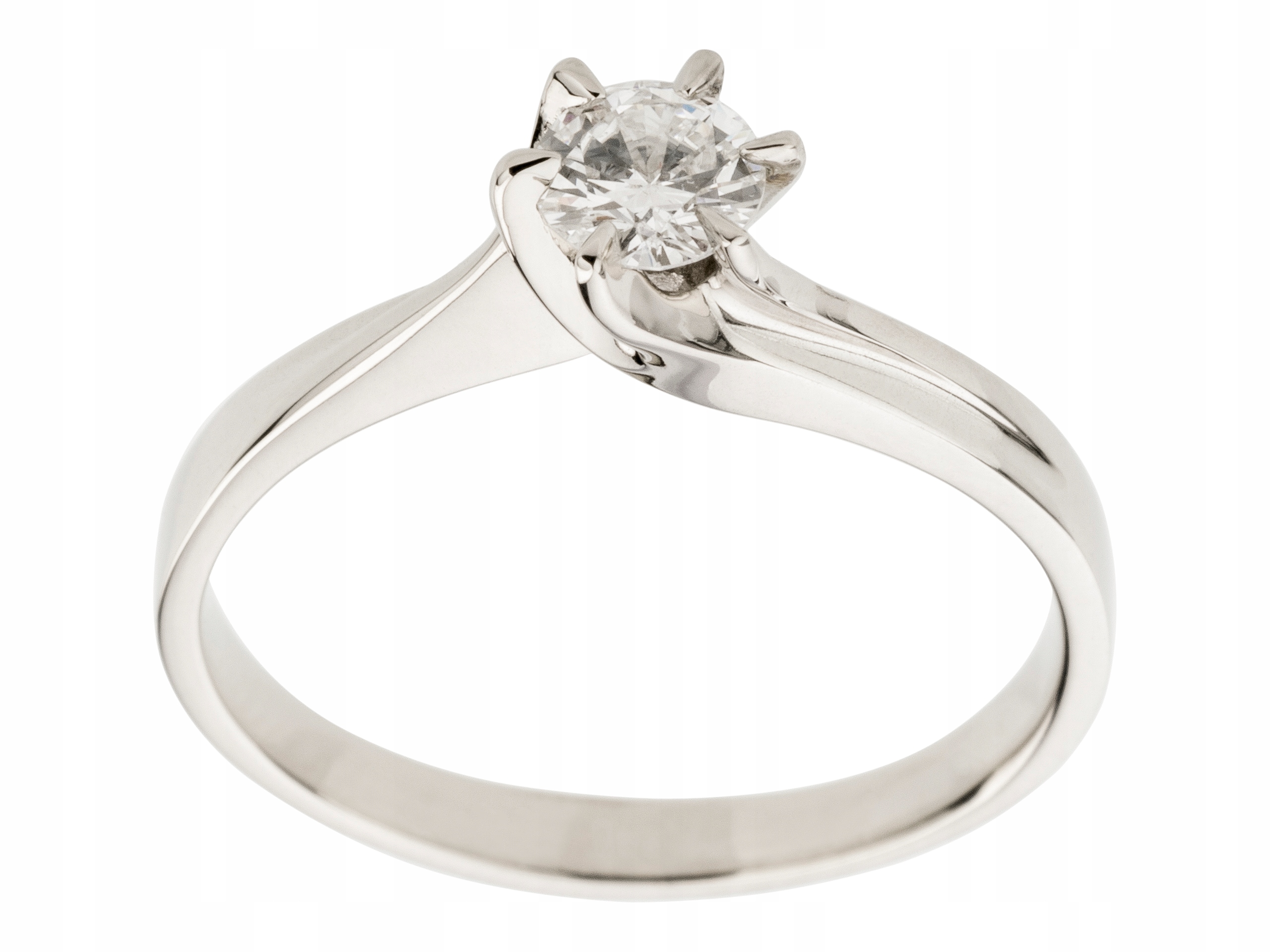 ZLATÝ PRSTEN S BRILIANTOM 0,31 ct