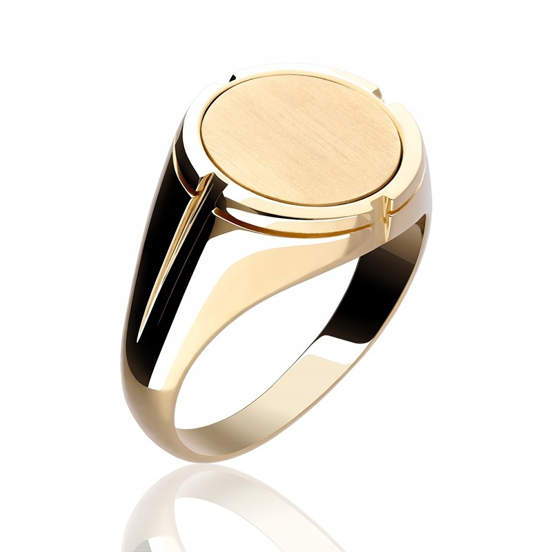 Golden Signet 14K/585 6683 Lombard4u M1