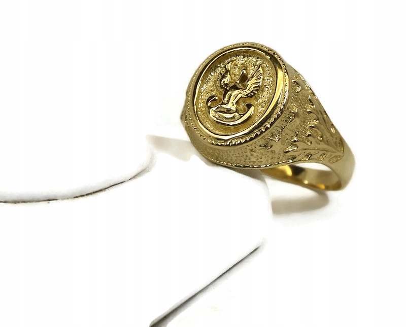 Golden Signet Eagle v korune {32} 585/14kt