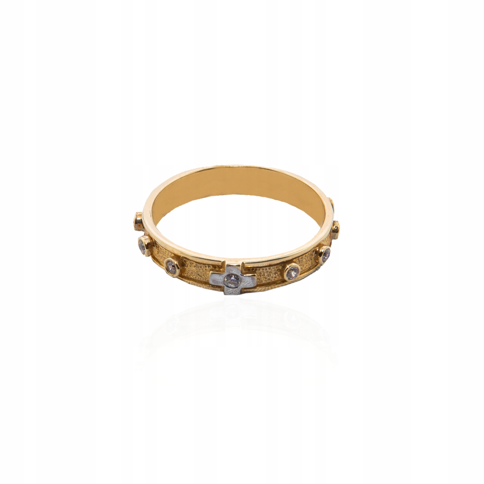 Golden Signet - ruženec so zirkónmi - 3,330 g