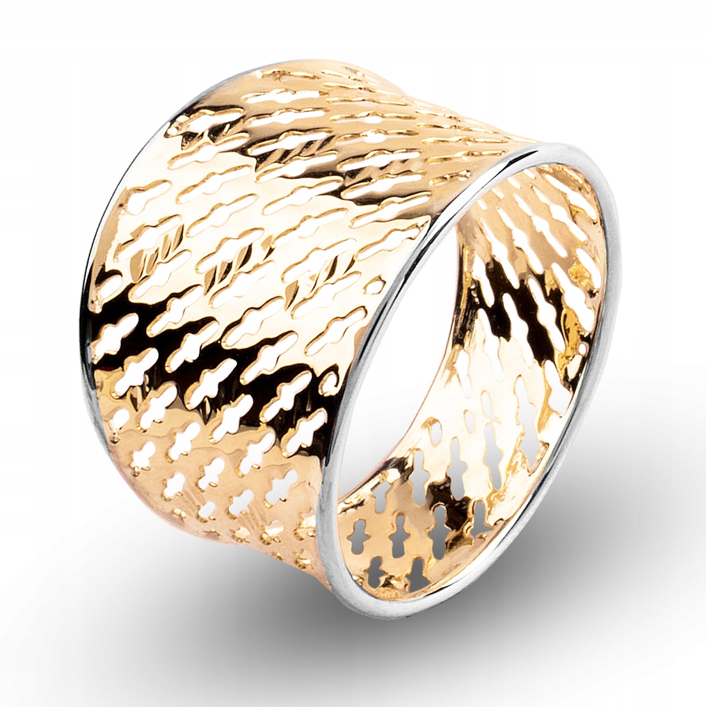 GOLDEN WIDE RING 3D APLIKÁCIA RICH 333