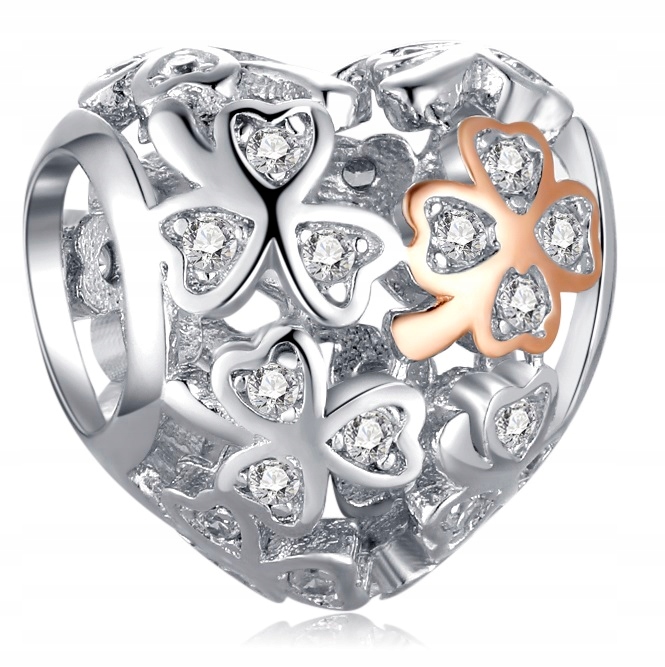Pendant Charms Heart Charms Clover S925