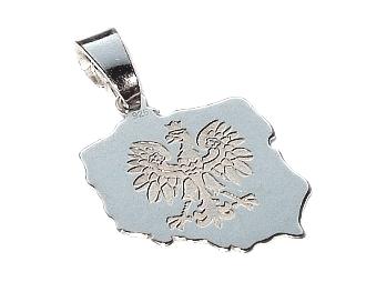 Put -Free Pendant Eagle + gravírovanie striebro 925