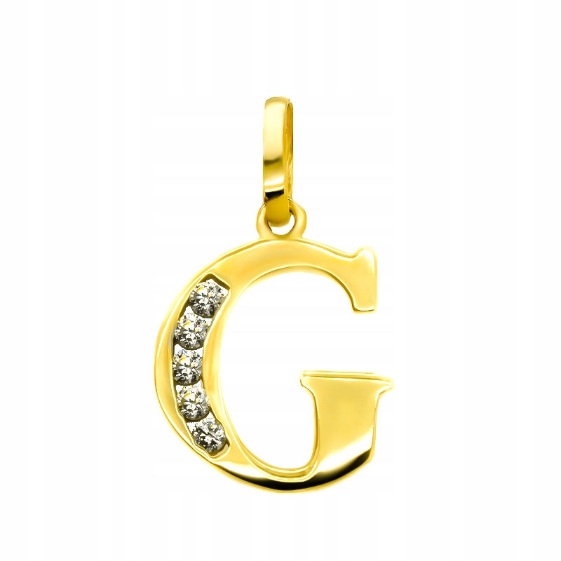 Pendant prívesok zlatý list G Ghinestones pr.585