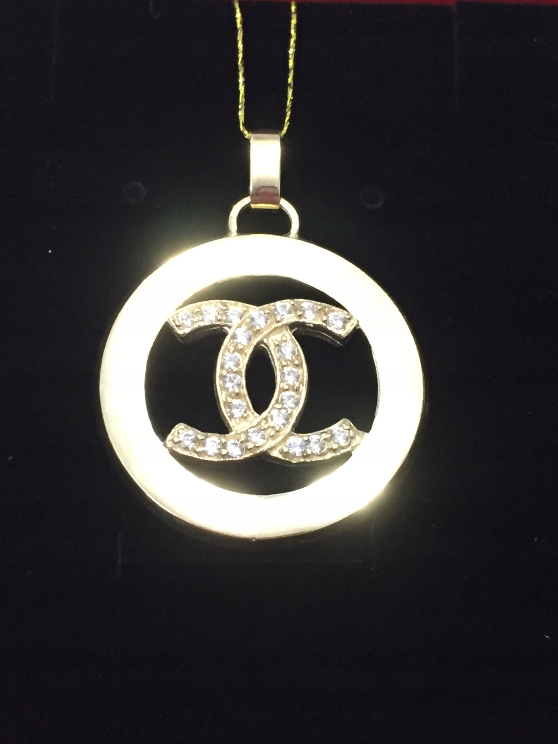 Zlatý prívesok veľký Coco Chanel Chance 840 Pln