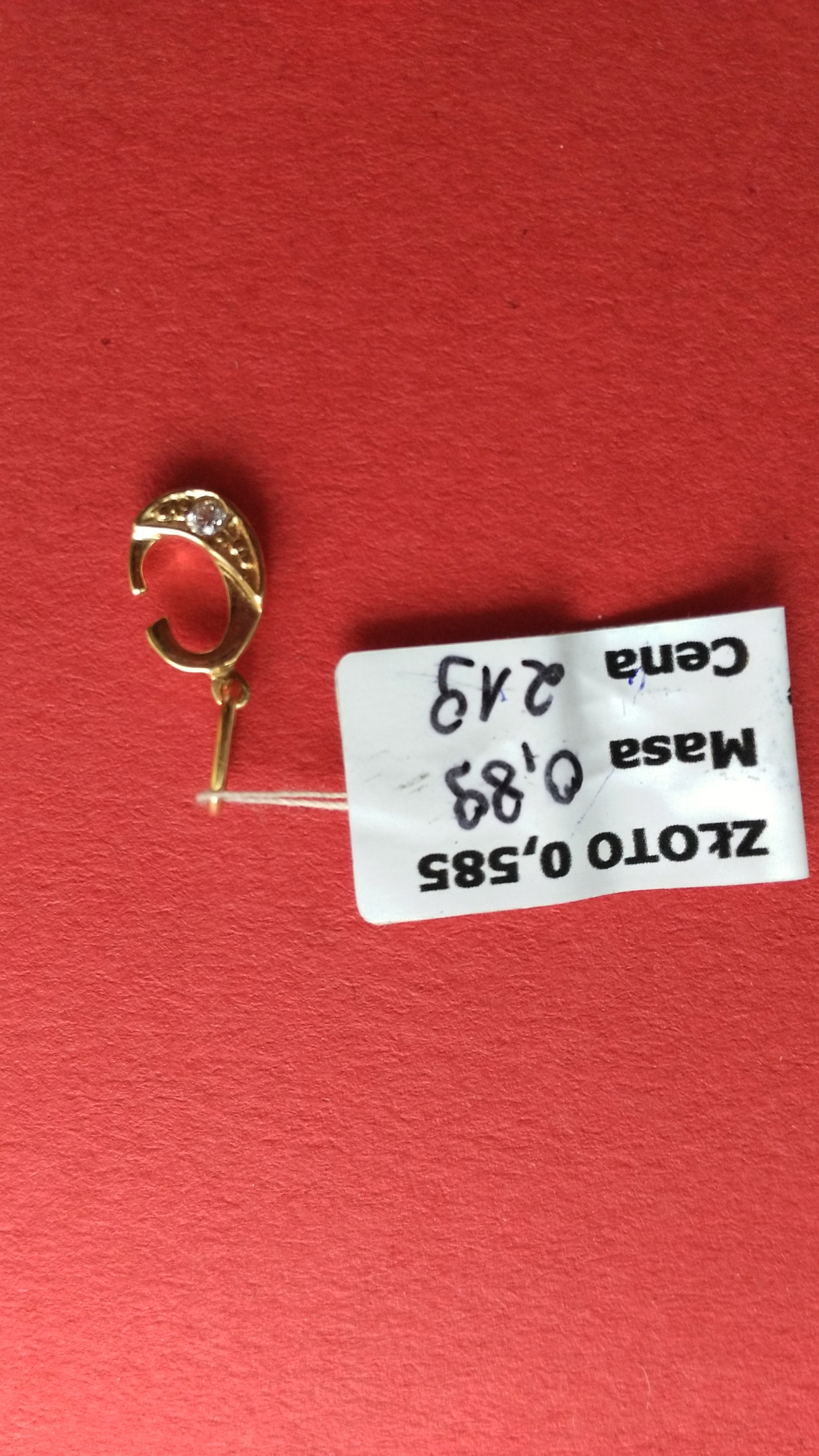 Zlatý prívesok 585 Nový