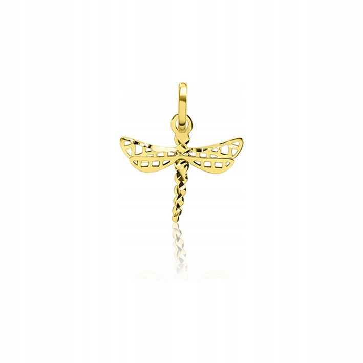 Dragonfly zlatý prívesok