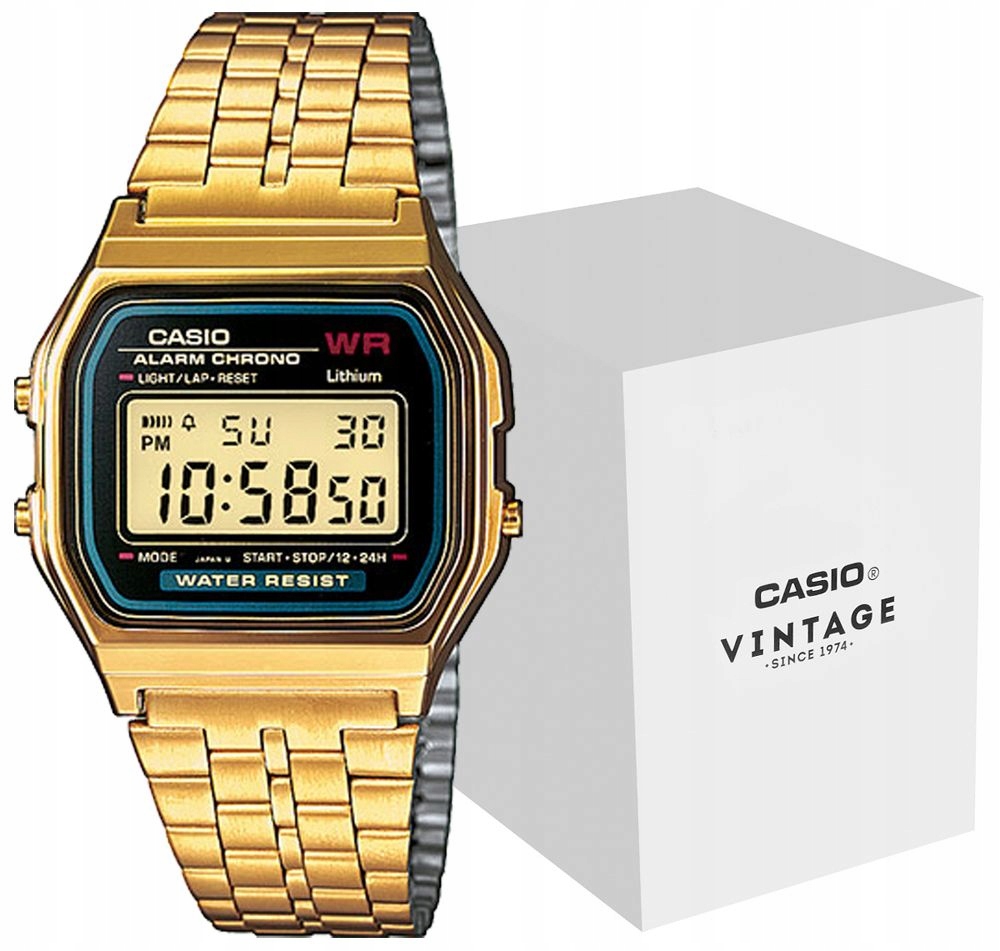 Dámske hodinky - Casio A159WGEA-1EF UNISEX WOOK