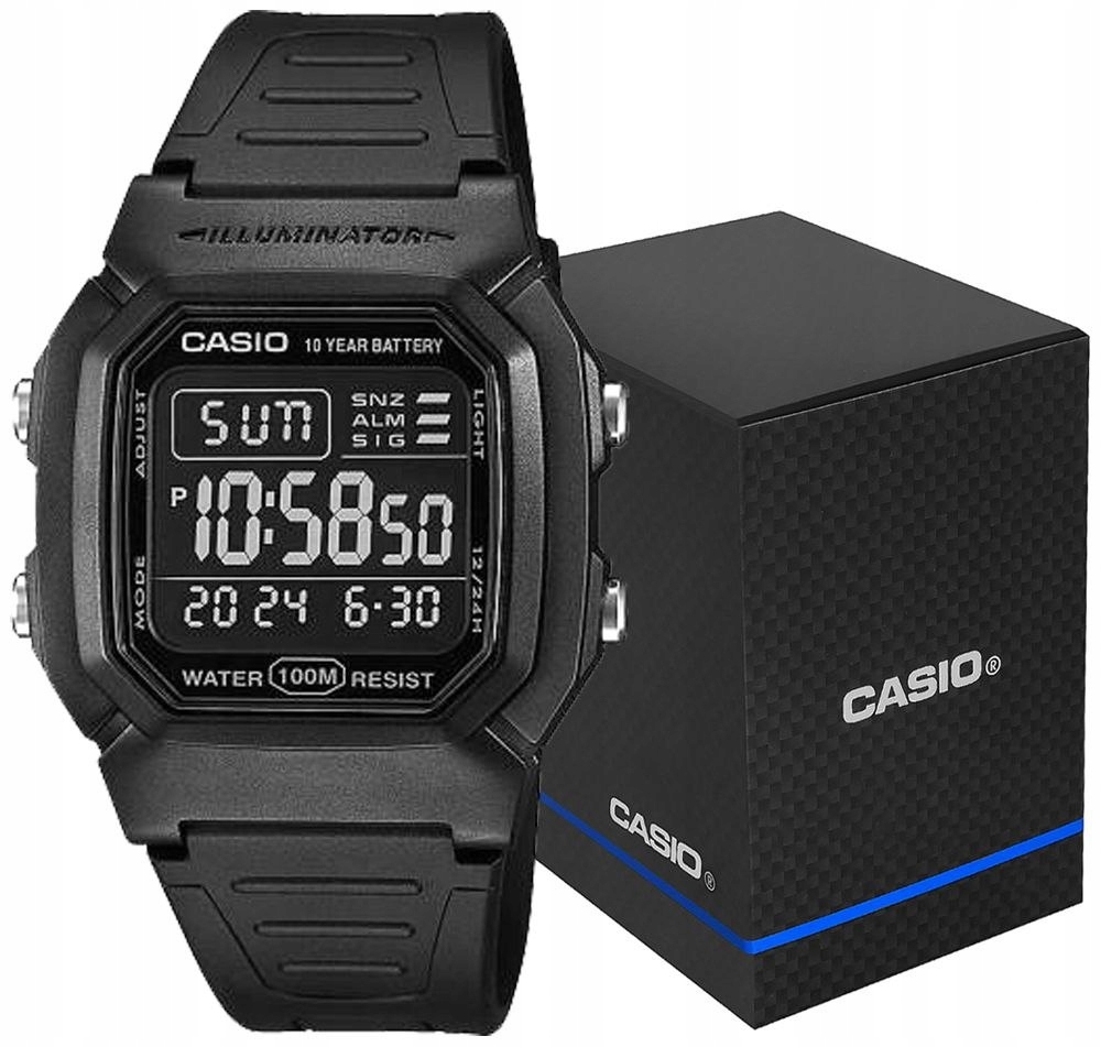 Pánské hodinky - Casio W-800H-1BVES unisex-Original