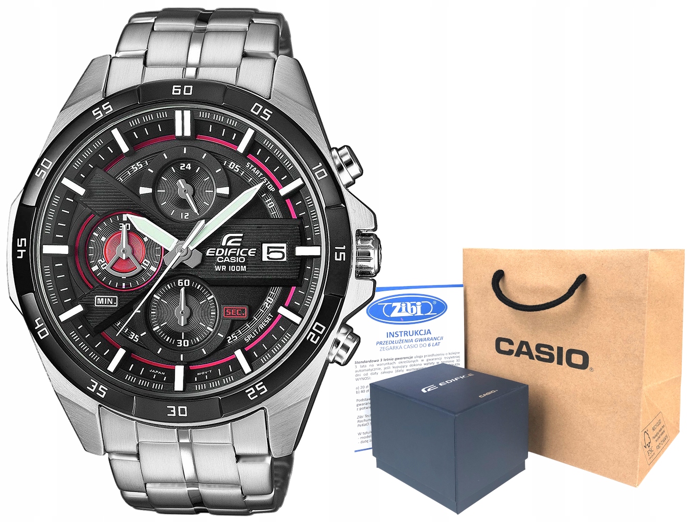 Pánské hodinky - Casio EDIFICE EFR-556DB-1AV 10BAR HOLOMON WATCH