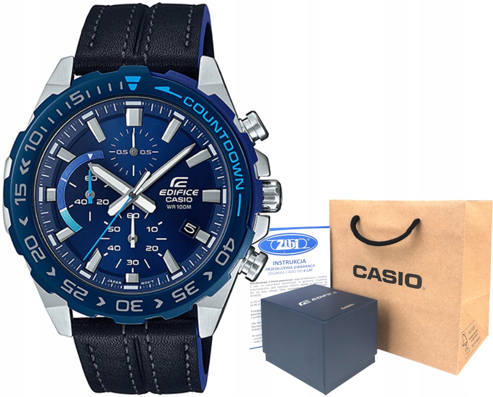Pánské hodinky - Casio EDIFICE EFR -566BL -2AVUEF HOLOMON WOOK